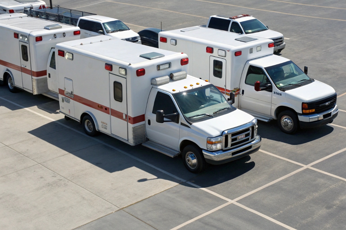 Flotte de véhicules Delta Ambulances à Lomme